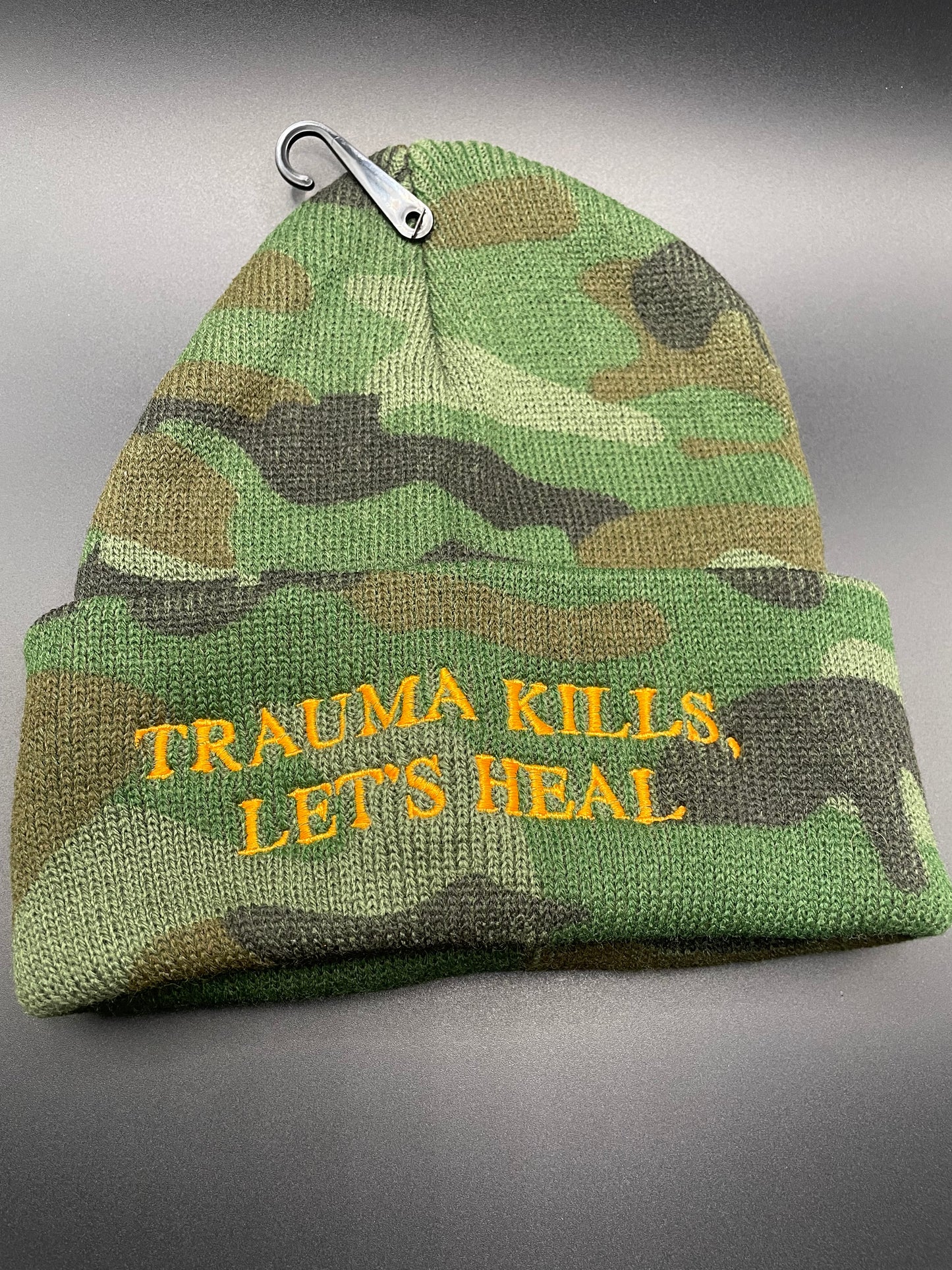 Trauma Kills, Let’s Heal Beanie